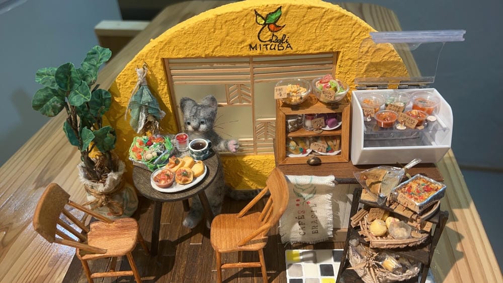 お店にイメージ模型